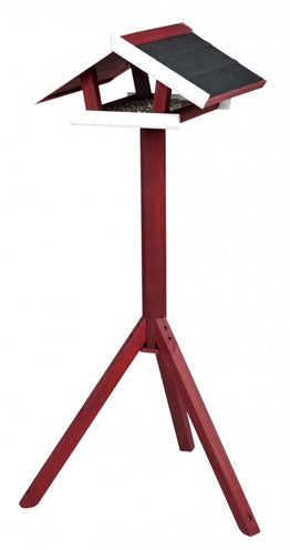 Trixie Natura Voederhuis Met Standaard Rood / Wit