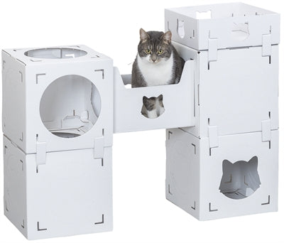 Trixie Kattenmeubel Casa Cara Karton Wit