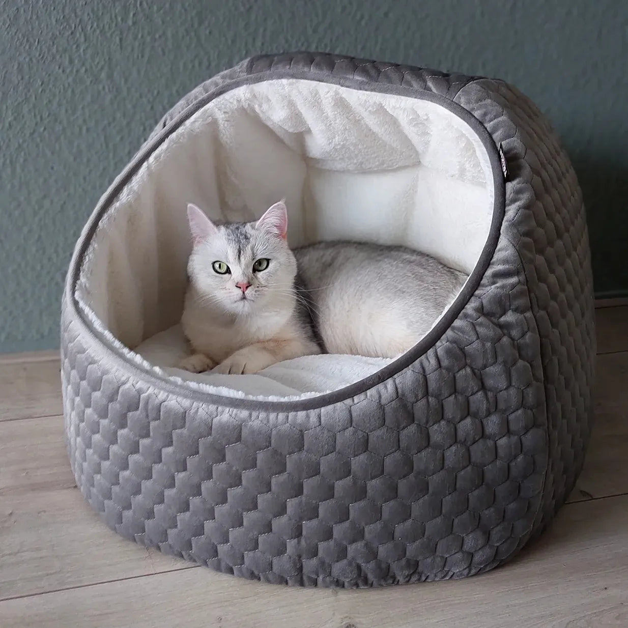 Trixie Kattenmand Iglo Livia Grijs / Creme